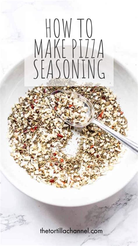 Homemade pizza seasoning – Artofit