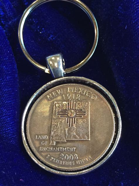New Mexico Quarter Keychain - Etsy