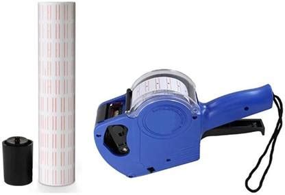 Texme Labeler Printer MRP Rate Gun with 10 Label Rolls Label Stamping ...