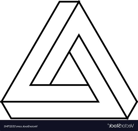 Image result for Impossible Triangle Vector