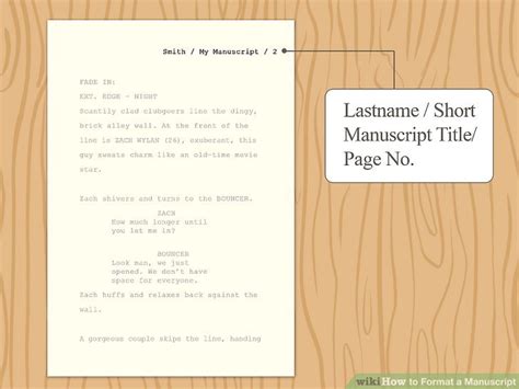 Image result for Manuscript Page Header Format