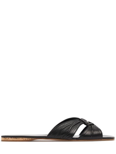 10mm soft knot leather sandals - The Row - Women | Luisaviaroma