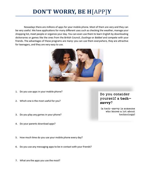 Image result for App Introduction Worksheet