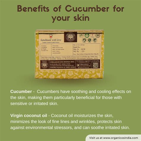 Cucumber Soap 100 g – Organicos India Store