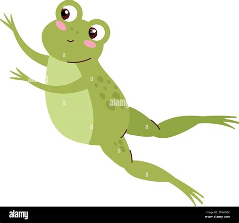 frog eating fly jumping Stock Vector Image & Art - Alamy