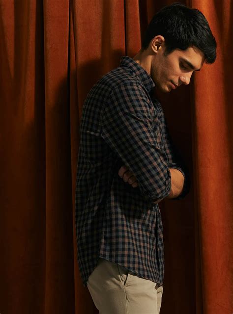 Buy Walnut Mirage Shirt | Casual Brown Check Shirt for Men Online | Andamen