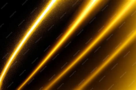 Premium Photo | Yellow gold light ray shine glow particle abstract ...