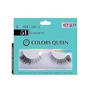 Buy Colors Queen Lash Labels 5D Eyelashes for Women (Hey Sexy) Online ...