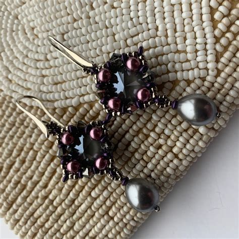 Image result for Crystal Earring Tutorial