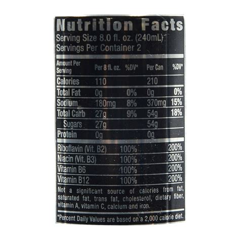 Original Monster Nutrition Facts Monster Zero Sugar Energy Drink Ultra