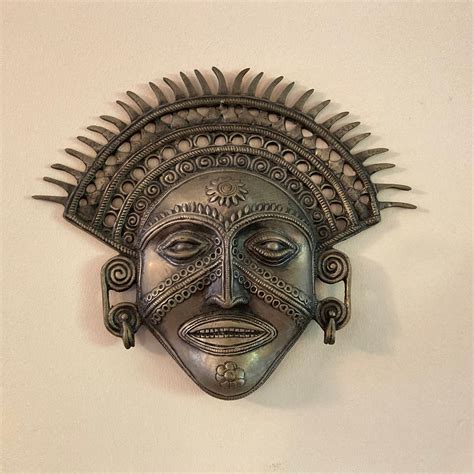 Inca Sun God Mask Template