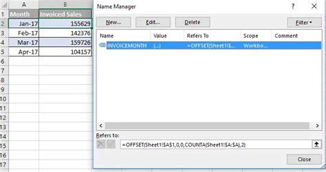 Image result for Creating Range Name Using Formula