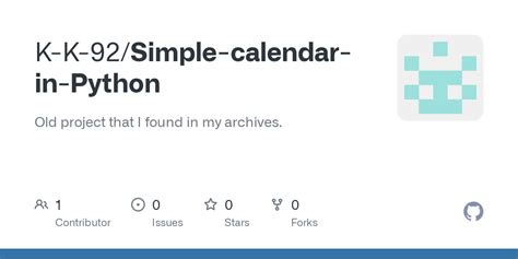 Image result for Python Simple Project Calendar