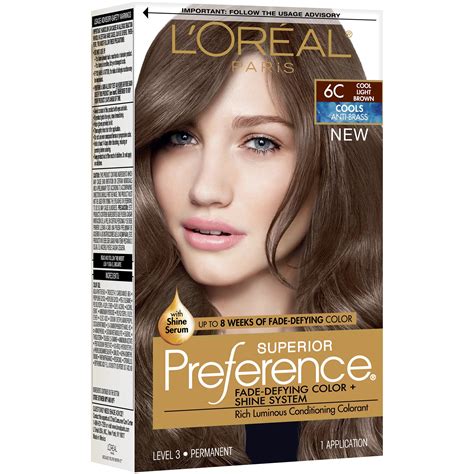 Loreal Preference Hair Color Chart