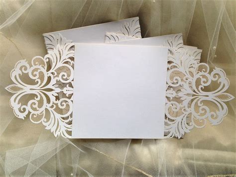 Laser Cut Wedding Invitations Diy