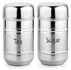Nika Steel Tea Coffee & Sugar Container - 1 L Price in India - Buy Nika ...