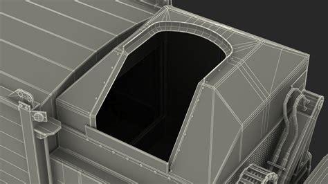 Trash Truck Electric Green Rigged for Maya 3D | 3D Molier International