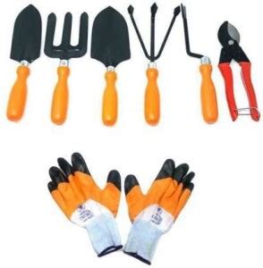IBEX Gardening Tools Set with Heavy Cutter & Gloves Combo Garden Tool ...