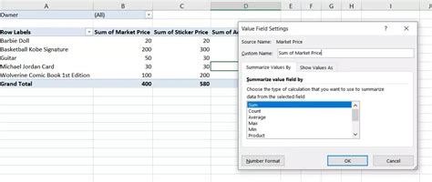 Setting Up a Pivot Table in Excel 的图像结果