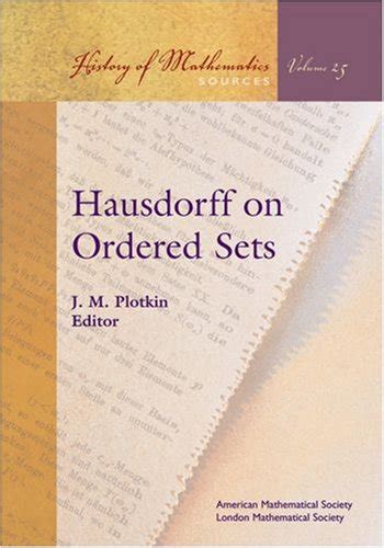 Buy Hausdorff on Ordered Sets Book Online at Low Prices in India ...