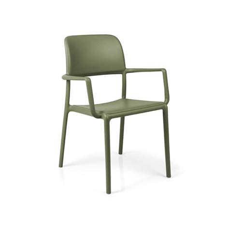 Silla de jardín RIVA de Nardi, resistente, cómoda, elegante.