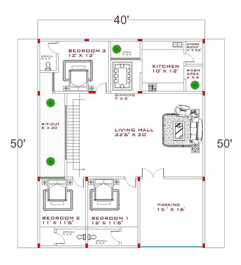 40X50 house plans|40*50 house plan| modern single floor house design ...