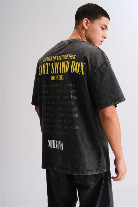 Buy Black Nirvana Oversized T-shirt | BonkersCorner