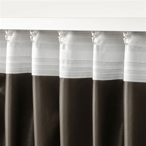 ROSENMANDEL room darkening curtains, 1 pair, yellow-beige/with heading ...