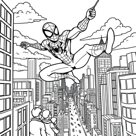 Spider-Man Coloring Pages - Free Printable Collection for Kids
