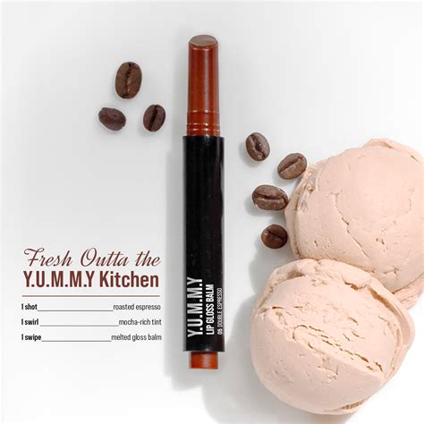 Y.U.M.M.Y Lip Gloss Balm - 05 Double Espresso – Staze Beauty