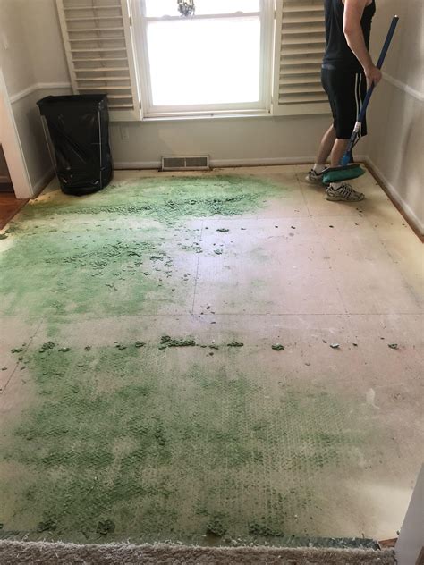 Replacing carpet with hardwood. Is there anything under this plywood or ...