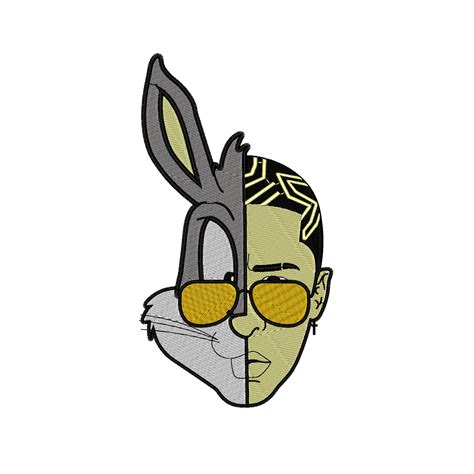 Bad Bunny / Buggs Bunny Embroidery Design – Mydigitize.mx