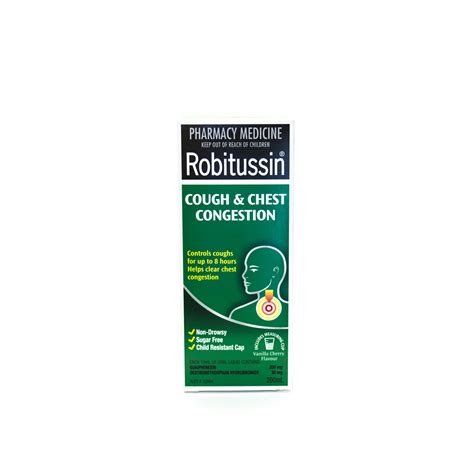 Robitussin Cough & Chest Congestion - Royal Oak Pharmacy