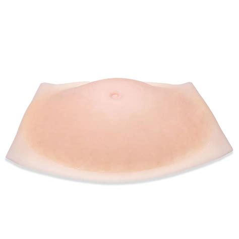 Buy PHASFBJ Fake Abdomen,6-10 Months Silicone False Abdomen Baby Tummy ...