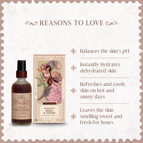 Buy Old School Handpicked Roses And Vetiver Toner Mist Online