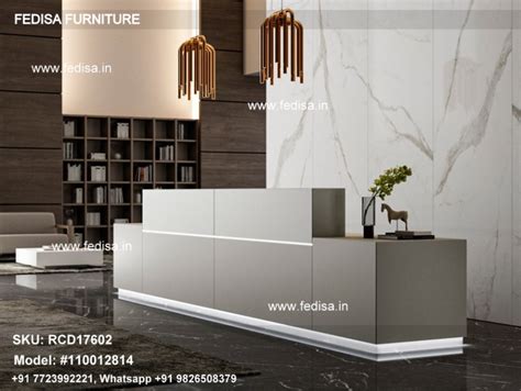 Counter Desks At The Reception Desk Rem Lunar Reception Desk Reception ...