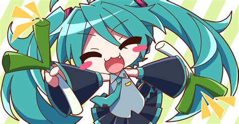 Chibi Miku Hatsune Wallpaper