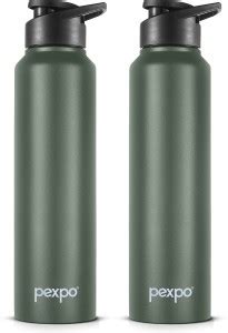 pexpo 1000 ml Sports and Hiking Stainless Steel Water Bottle, Chromo ...