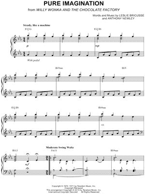 "Pure Imagination" Sheet Music - 67 Arrangements Available Instantly ...