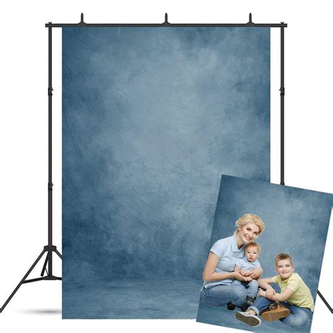 Buy BoTong 5x7ft Graduation Backdrop Abstract Blue Portrait Backdrop ...