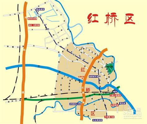 天津市红桥区规划图