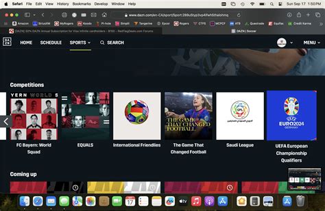[DAZN] 50% DAZN Annual Subscription for Visa Infinite cardholders ...