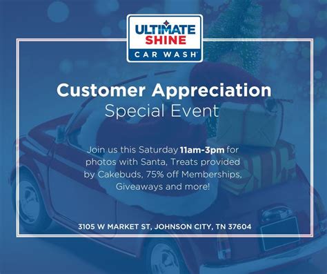 Customer Appreciation Event - Johnson City, TN, Ultimate Shine Car Wash ...