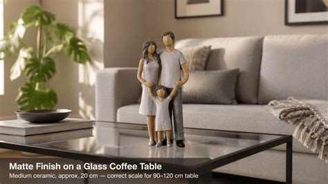 Matte vs Glazed Finish Showpiece for Modern Indian Living Rooms | Moolwan
