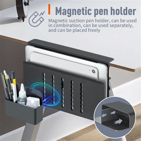 FEIKU Desk Side Storage Holder, Under Desk Mount India | Ubuy