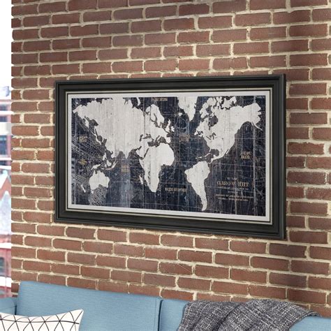 Framed World Map 的图像结果