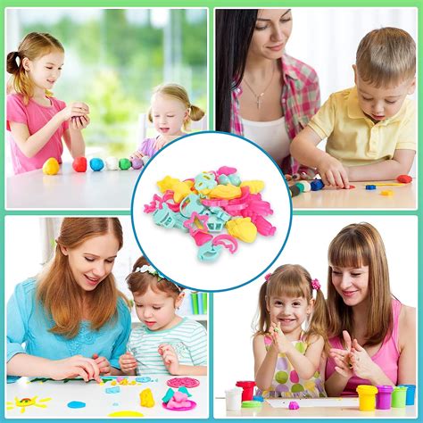 HyDren 40 Pieces Play Dough Tools and Cutters Play Dough India | Ubuy
