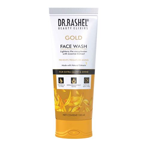 Gold Face Wash for Daily Glow & Shine – Dr.Rashel