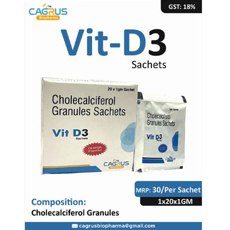 VIT-D3 SACHETS Cagrus Biopharma