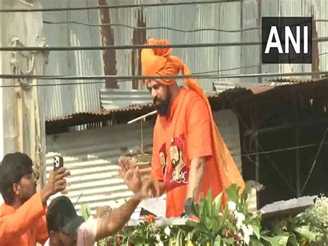 Telangana BJP MLA T Raja Singh holds Shobha Yatra in Hyderabad on Ram ...